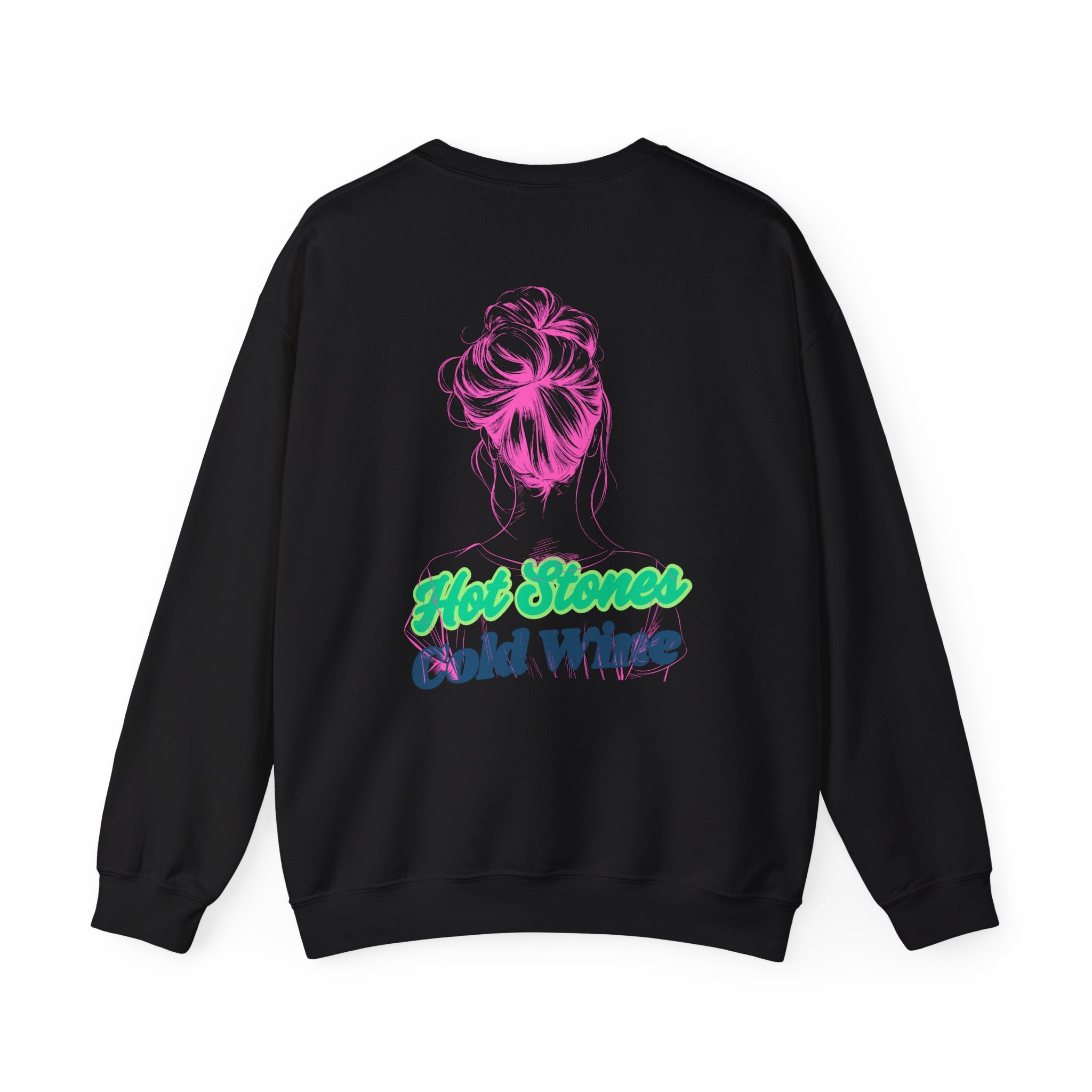 Hot Stones, Cold Wine-Crewneck Sweatshirt