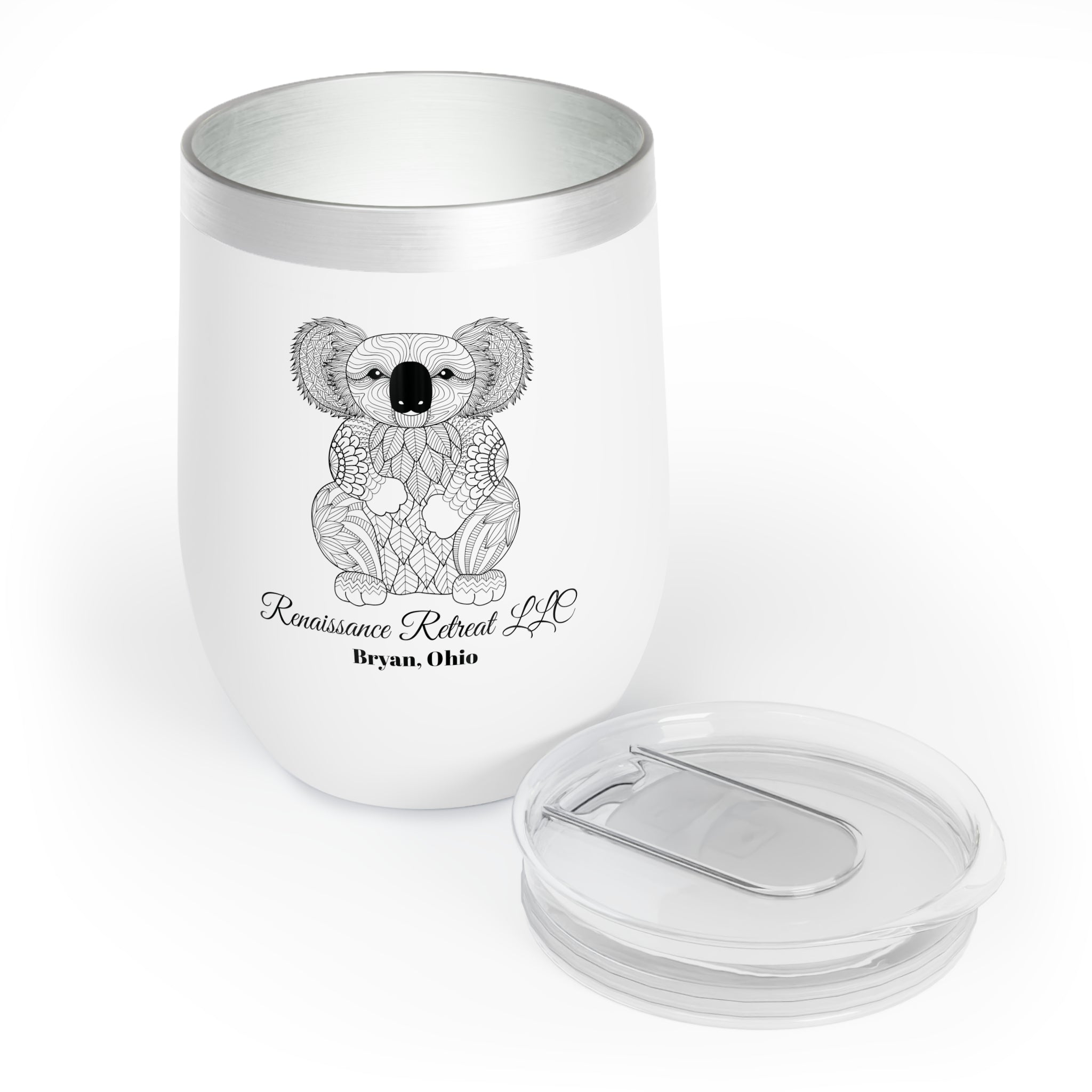 Chic Tumbler with Mandala Koala Design