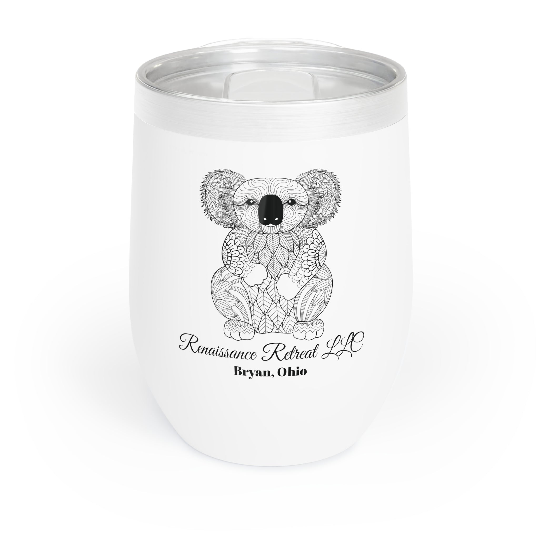 Chic Tumbler with Mandala Koala Design