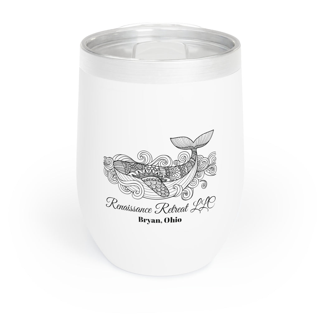 Chic Tumbler with Mandala Whale Design