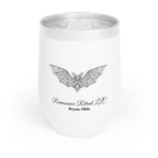 Chic Tumbler with Mandala Bat Design