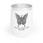 Chic Tumbler with Mandala Moth Design
