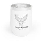Chic Tumbler with Mandala Siamese Cat Design