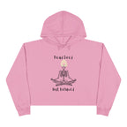 Chill Vibes Crop Hoodie: Dead Tired, But Relaxed