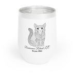Chic Tumbler with Mandala Cat Design