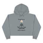 Chill Vibes Crop Hoodie: Dead Tired, But Relaxed