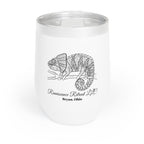 Chic Tumbler with Mandala Chameleon Design