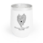 Chic Tumbler with Mandala Wolf Design