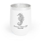 Chic Tumbler with Mandala Seahorse Design