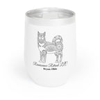 Chic Tumbler with Mandala Husky Design