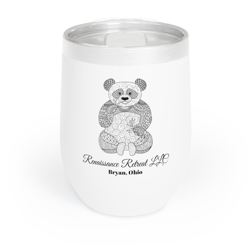 Chic Tumbler with Mandala Panda Design