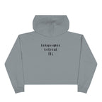 Chill Vibes Crop Hoodie: Dead Tired, But Relaxed