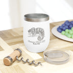 Chic Tumbler with Mandala Chameleon Design