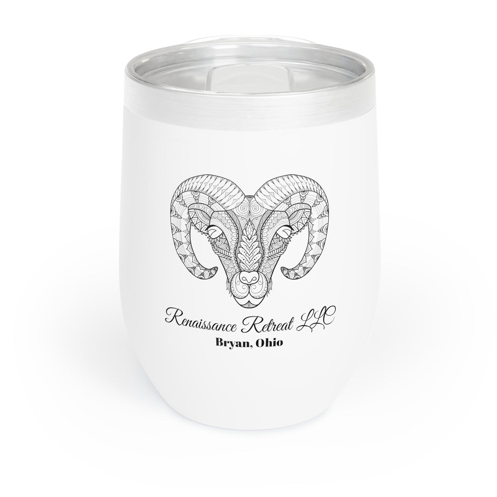Chic Tumbler with Mandala Goat Design