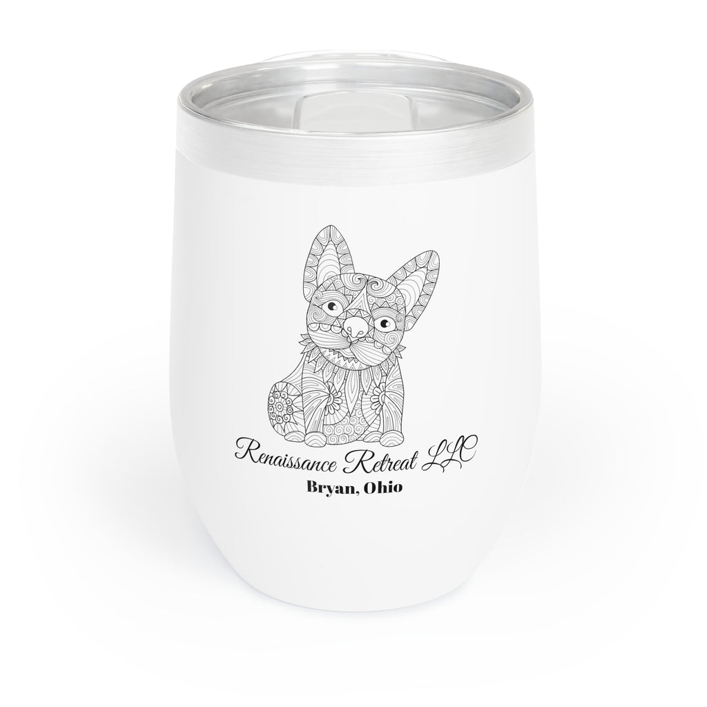 Chic Tumbler with Mandala Frenchie Design