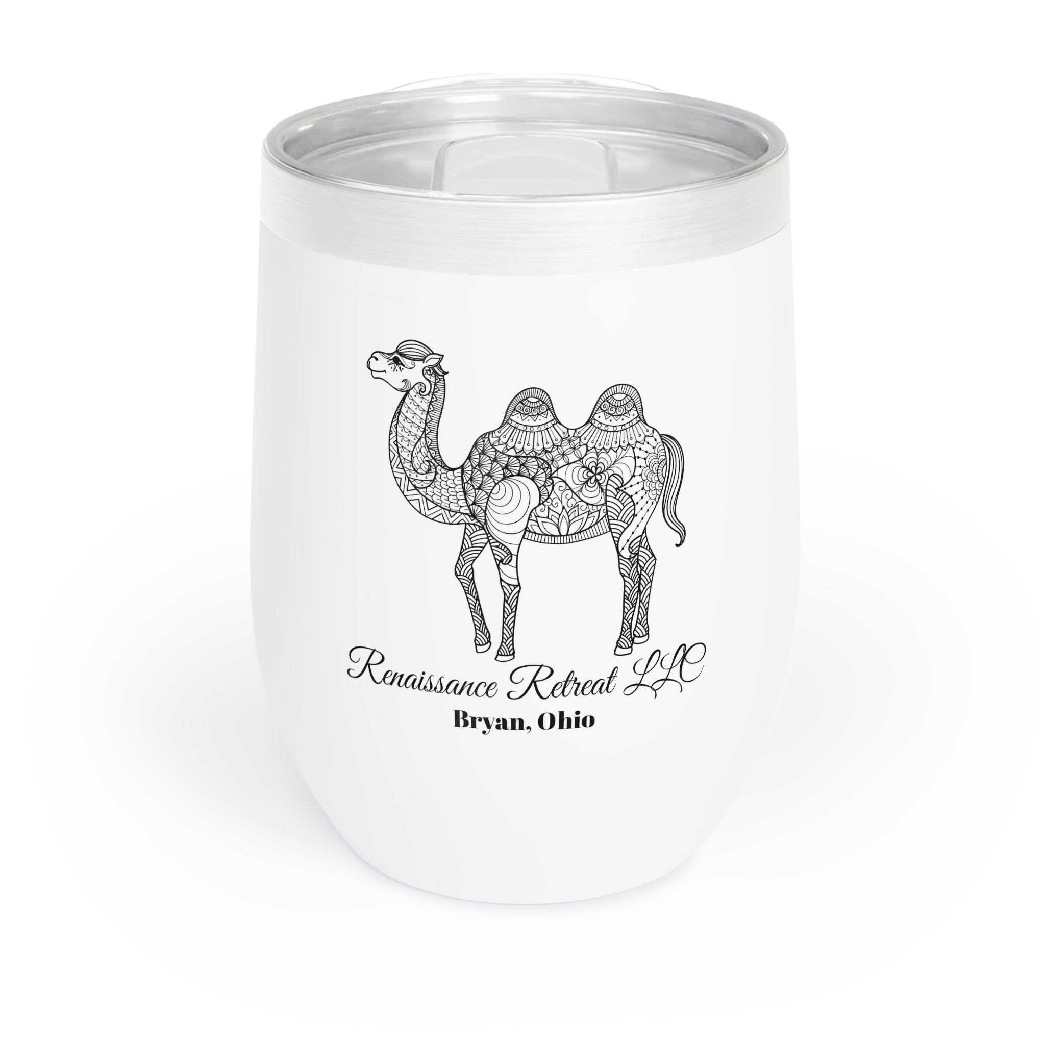 Chic Tumbler with Mandala Camel Design