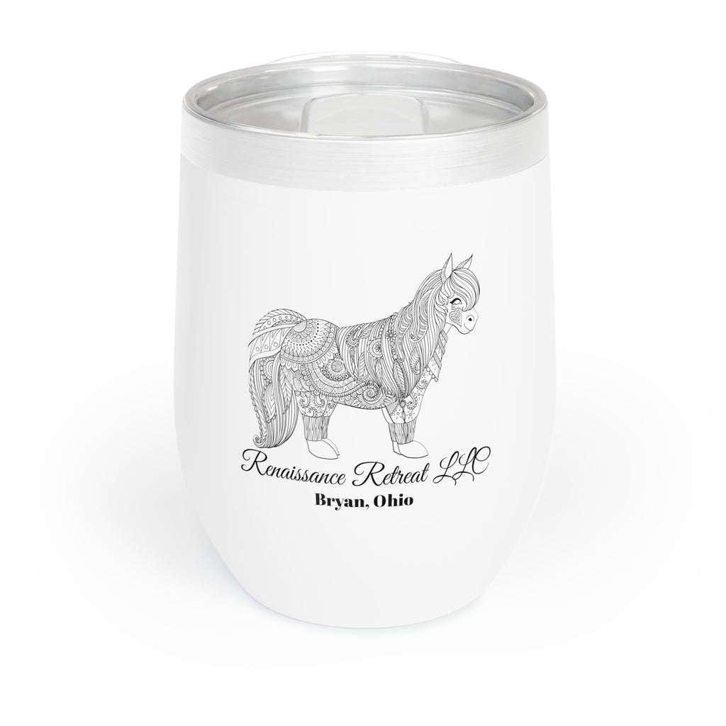 Chic Tumbler with Mandala Pony Design