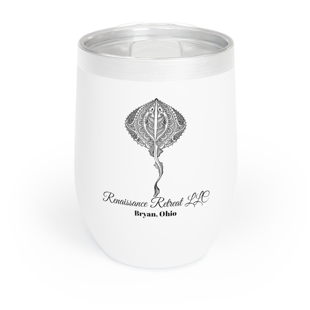Chic Tumbler with Mandala Stingray Design