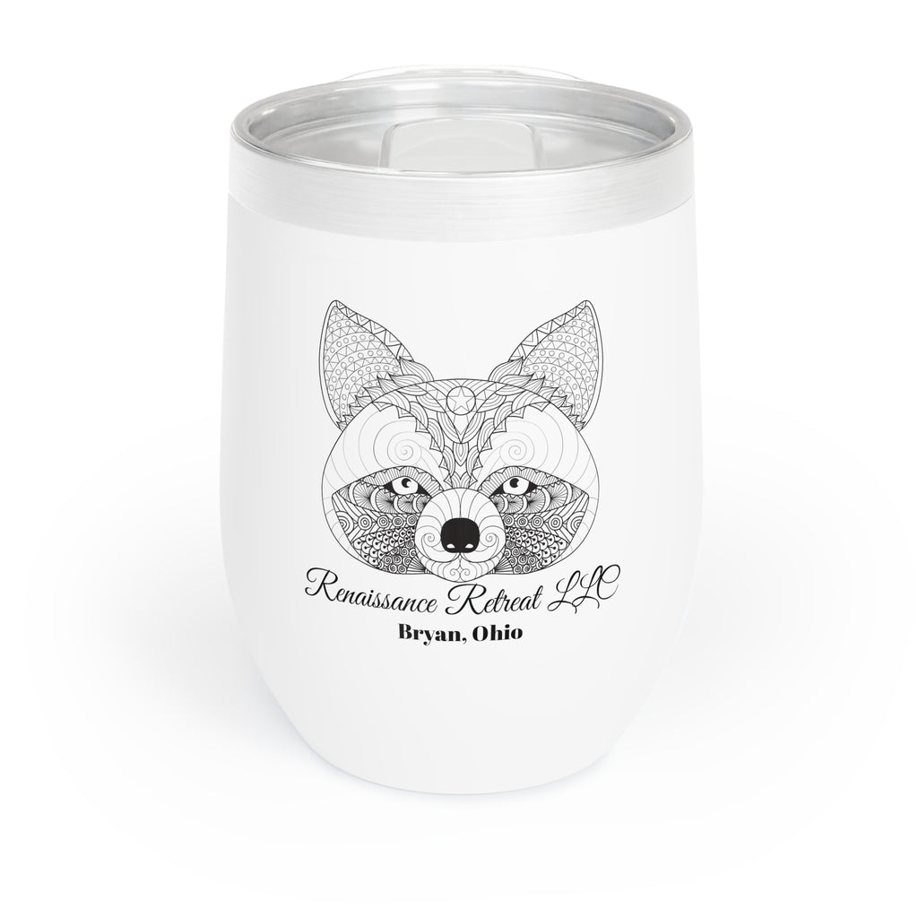 Chic Tumbler with Mandala Raccoon Design