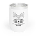 Chic Tumbler with Mandala Raccoon Design