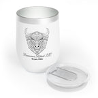 Chic Tumbler with Mandala Bull Design
